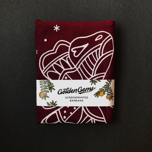 Accessories - Burgundy Bandana